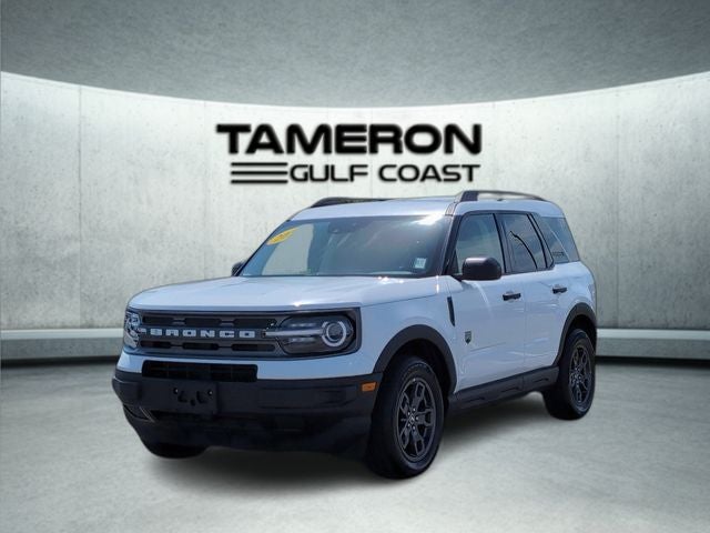 2024 Ford Bronco Sport Big Bend in Oxford White — front three-quarter view