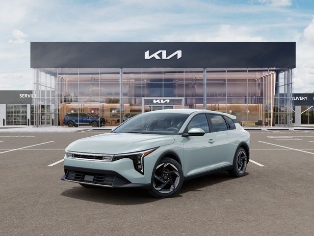 2026 Kia K4 EX in Morning Haze — front three-quarter view